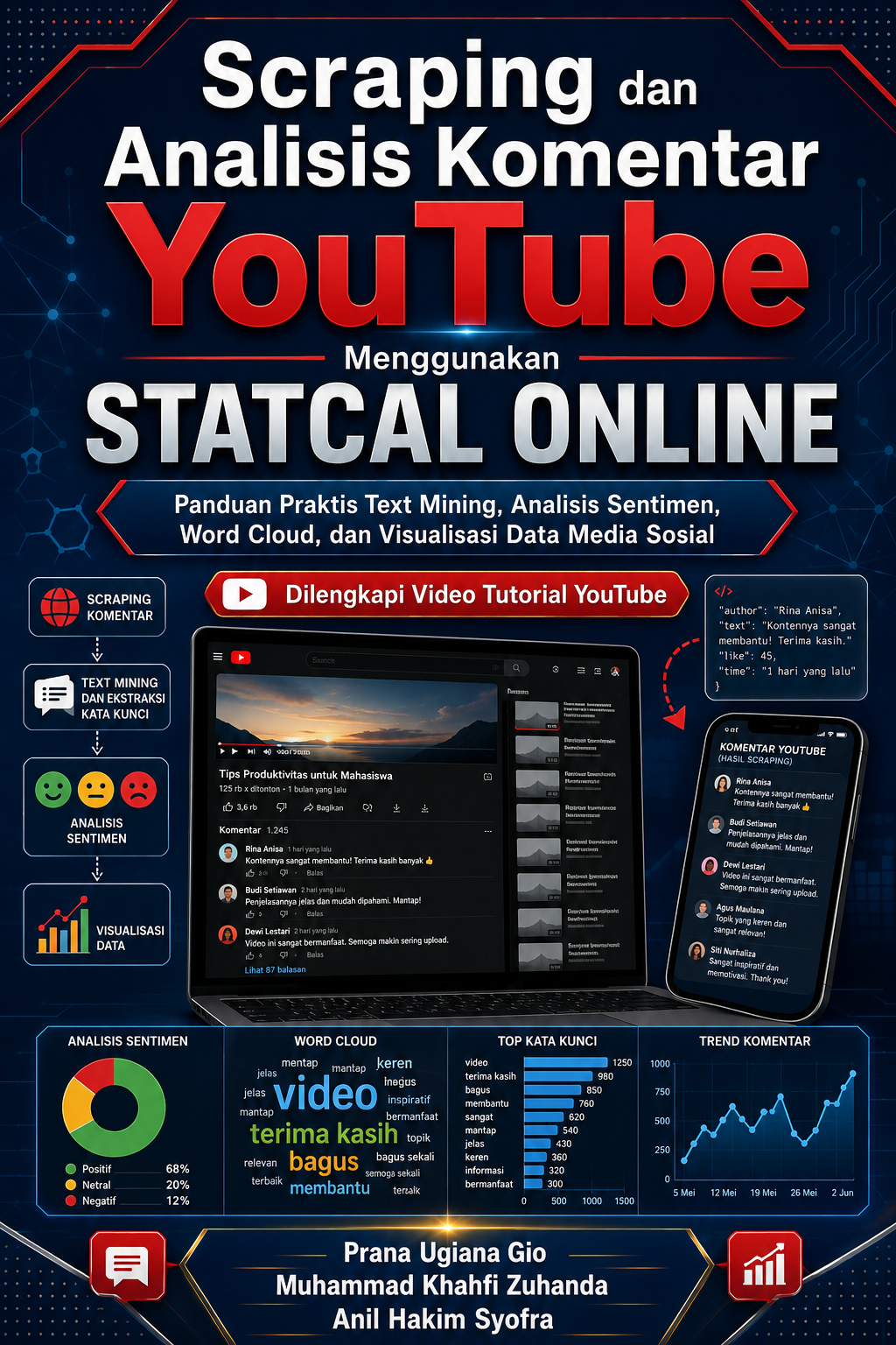 Cover book YouTube Comment Scraping and Analysis Using STATCAL ONLINE